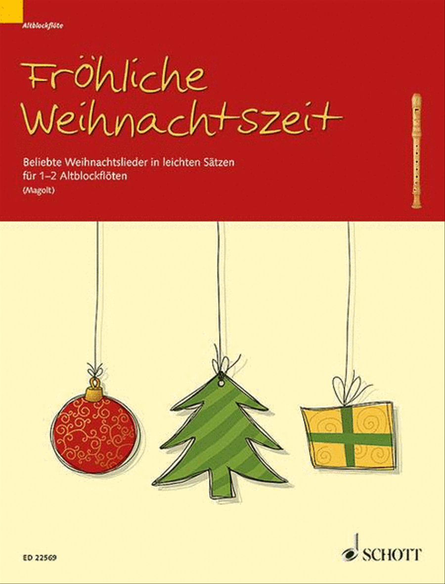 Fröhliche Weihnachtszeit Alto Recorder scores gallery preview page 1