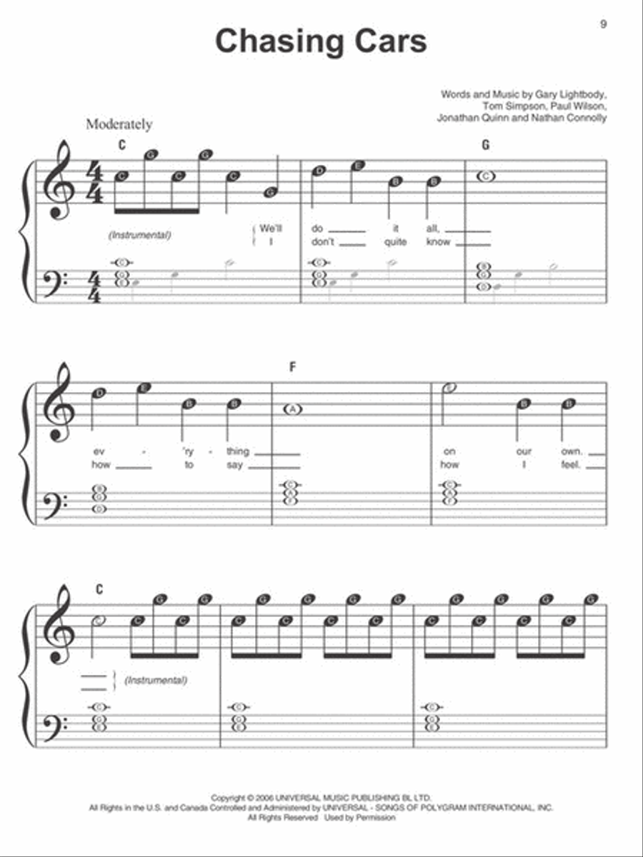 Pop Hits – Instant Piano Songs Easy Piano scores gallery preview page 6