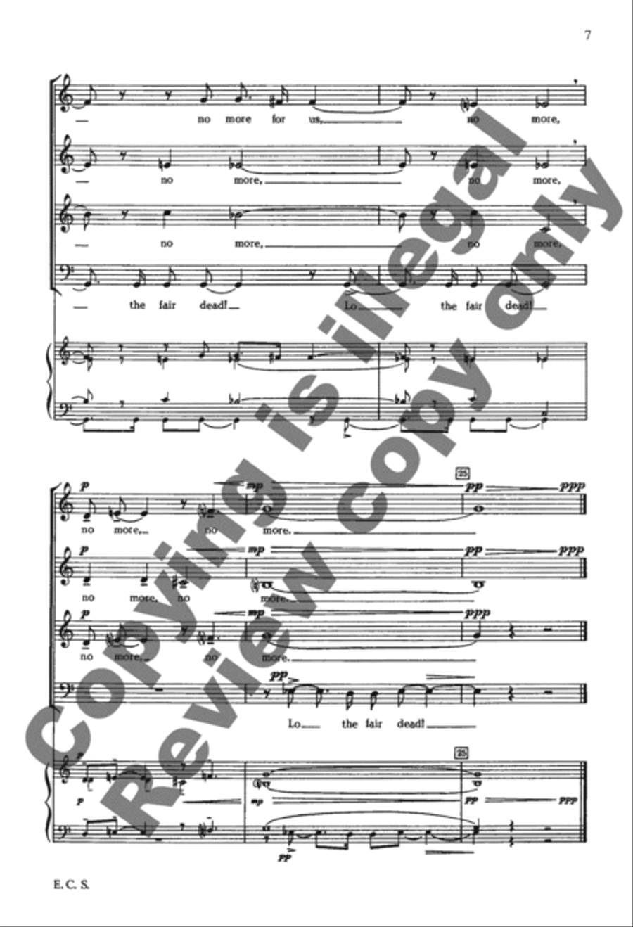 Threnos 4-Part scores gallery preview page 17