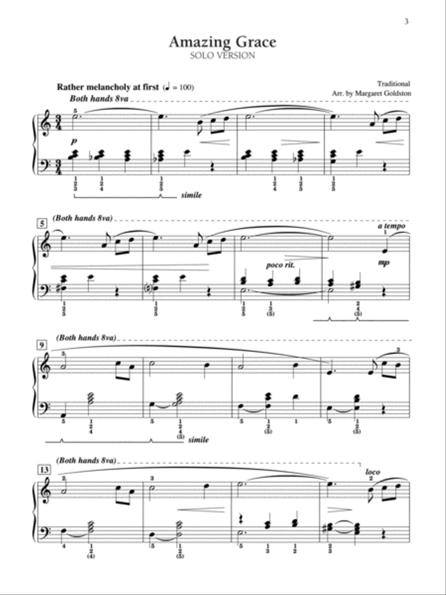 Sacred Songs & Solos, Book 1 Voice Solo scores gallery preview page 4