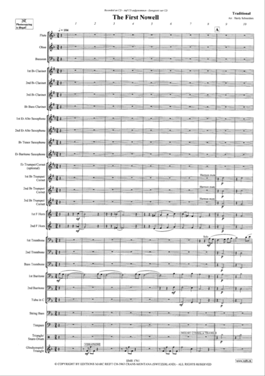 The First Nowell Concert Band scores gallery preview page 4