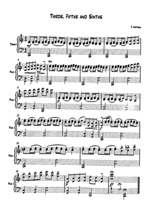 Beginner Piano Etude - 'Thirds, Fifths & Sixths'
