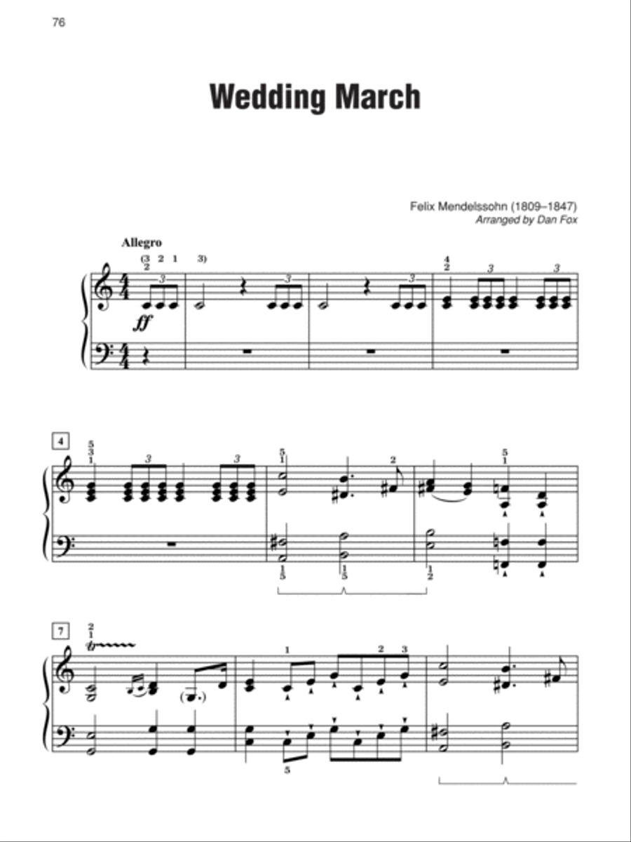Simply Weddings Simply Weddings Easy Piano scores gallery preview page 5