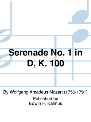 Book cover for Serenade No. 1 in D, K. 100