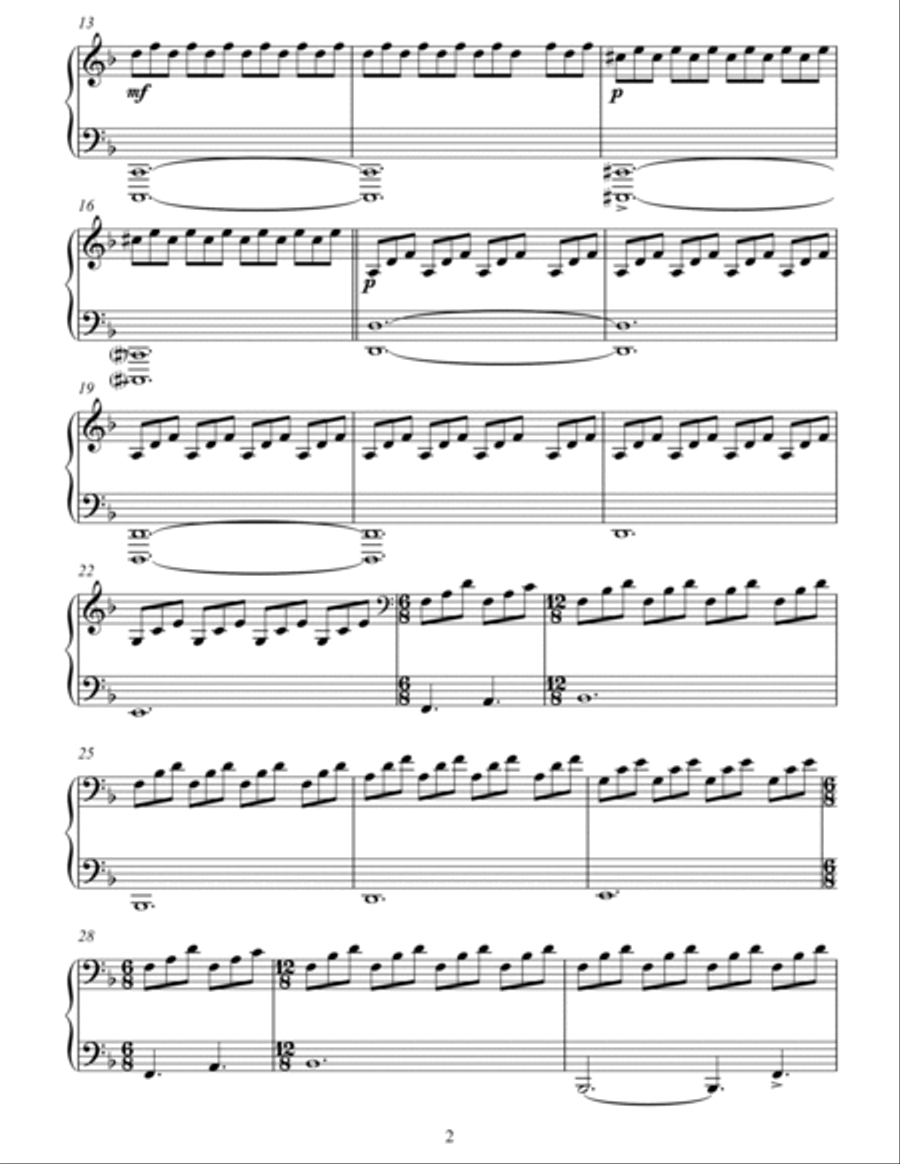 Circadian Circadian Piano Solo scores gallery preview page 2