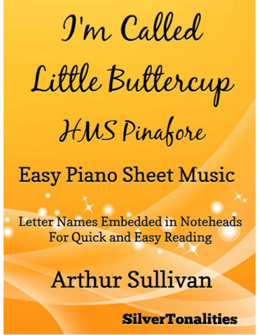 I'm Called Little Buttercup Easy Piano Sheet Music Easy Piano scores gallery preview page 1