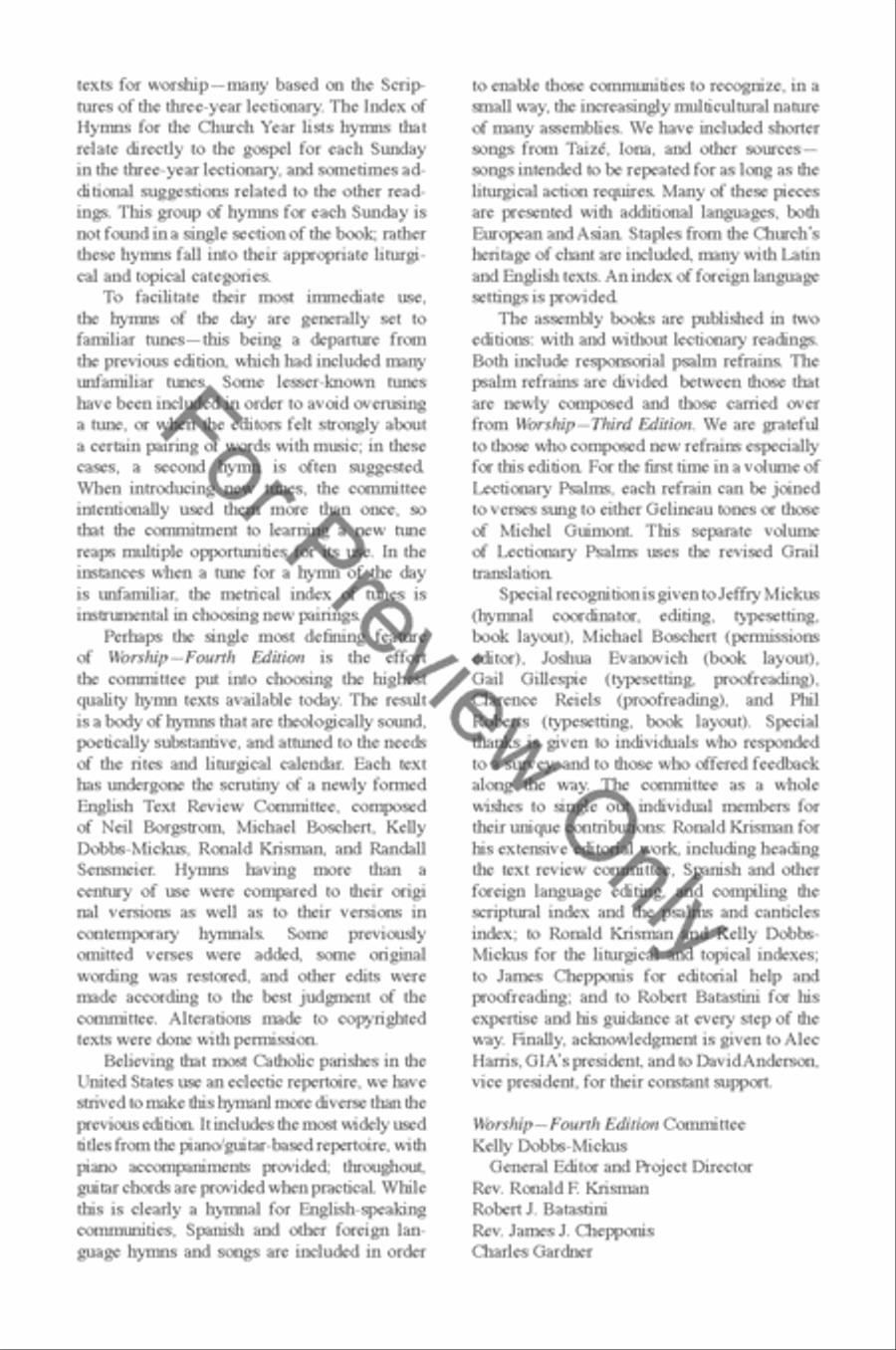 Worship, Fourth Edition - Pew without Readings Choir scores gallery preview page 5