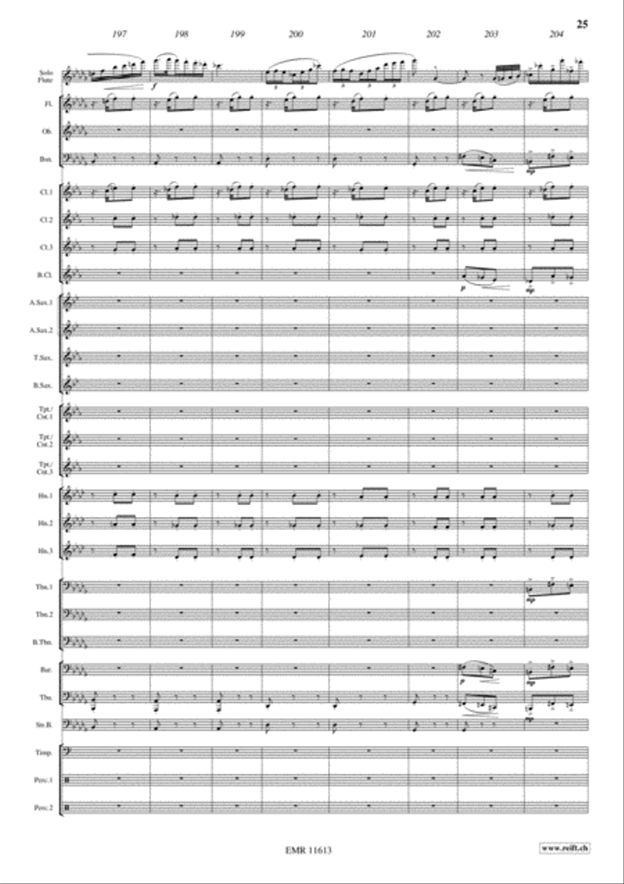 Carmen Fantasy Concert Band scores gallery preview page 26