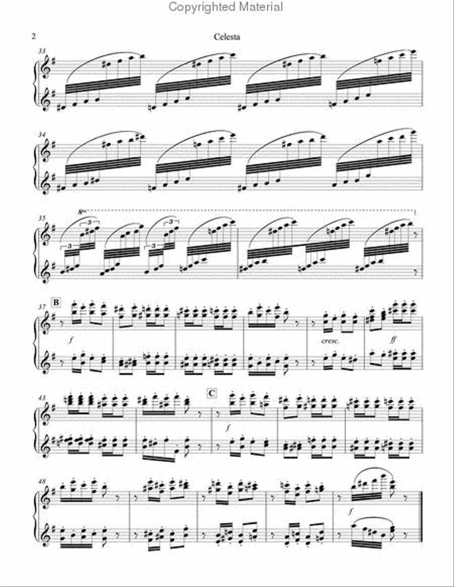 Dance of the Sugar Plum Fairy from the Nutcracker Organ scores gallery preview page 6