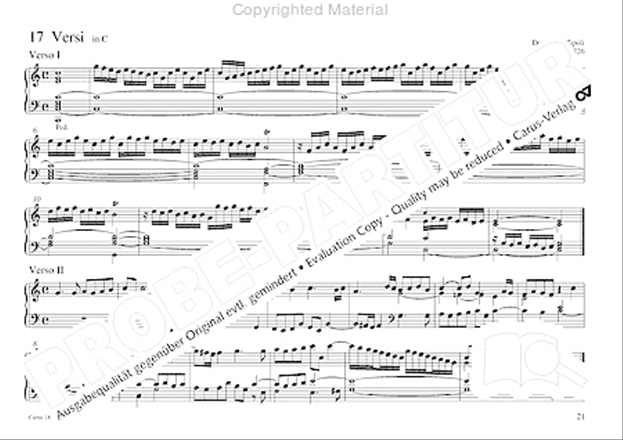 Organo pleno. Orgelstucke zum Ein- und Auszug Organ Solo scores gallery preview page 29