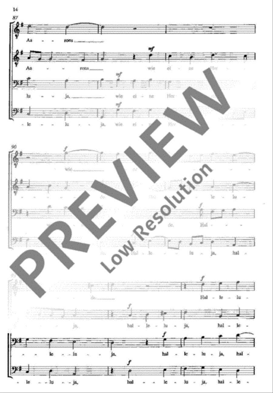 Psalm 77 TTBB scores gallery preview page 14