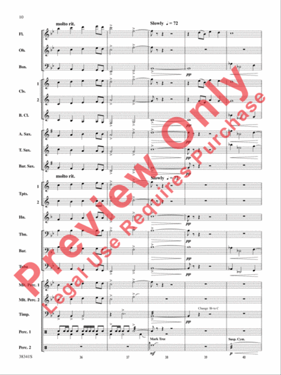 A Canadian Christmas Concert Band scores gallery preview page 11
