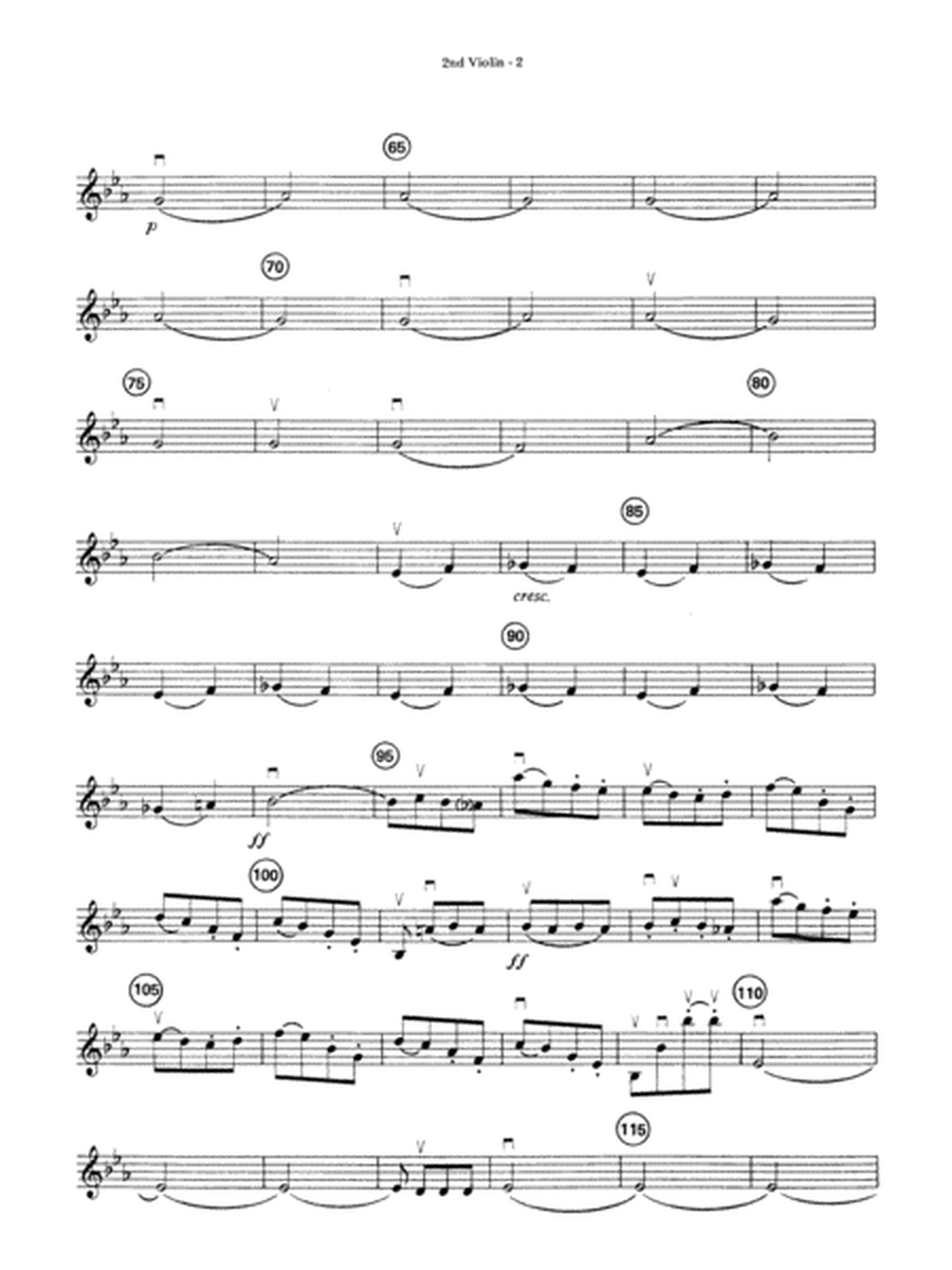 Beethoven's Symphony No. 5, 1st Movement: 2nd Violin