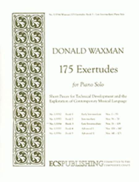 175 Exertudes, Book 3: Late Intermediate