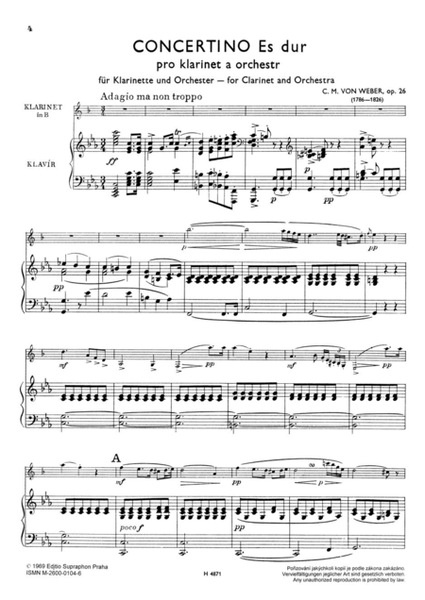 Concertino Es-Dur, op. 26