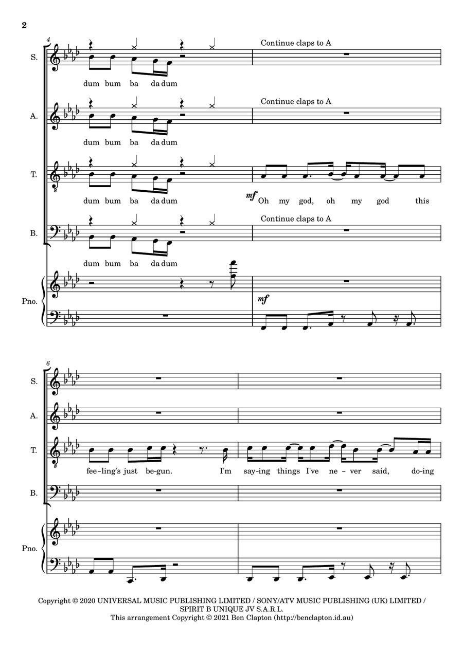 Head & Heart 4-Part scores gallery preview page 2