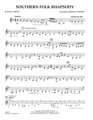 Southern Folk Rhapsody - Bb Bass Clarinet