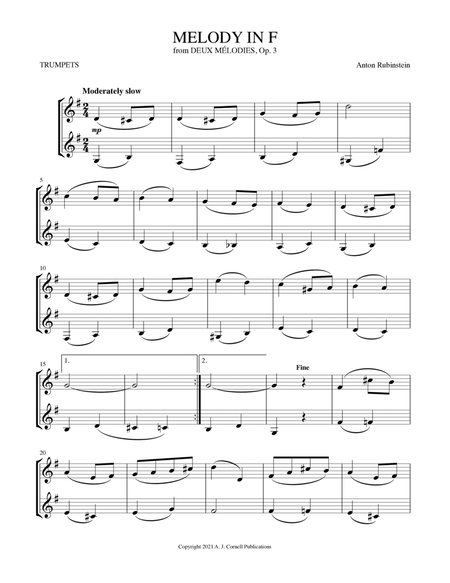 Melody in F image number null