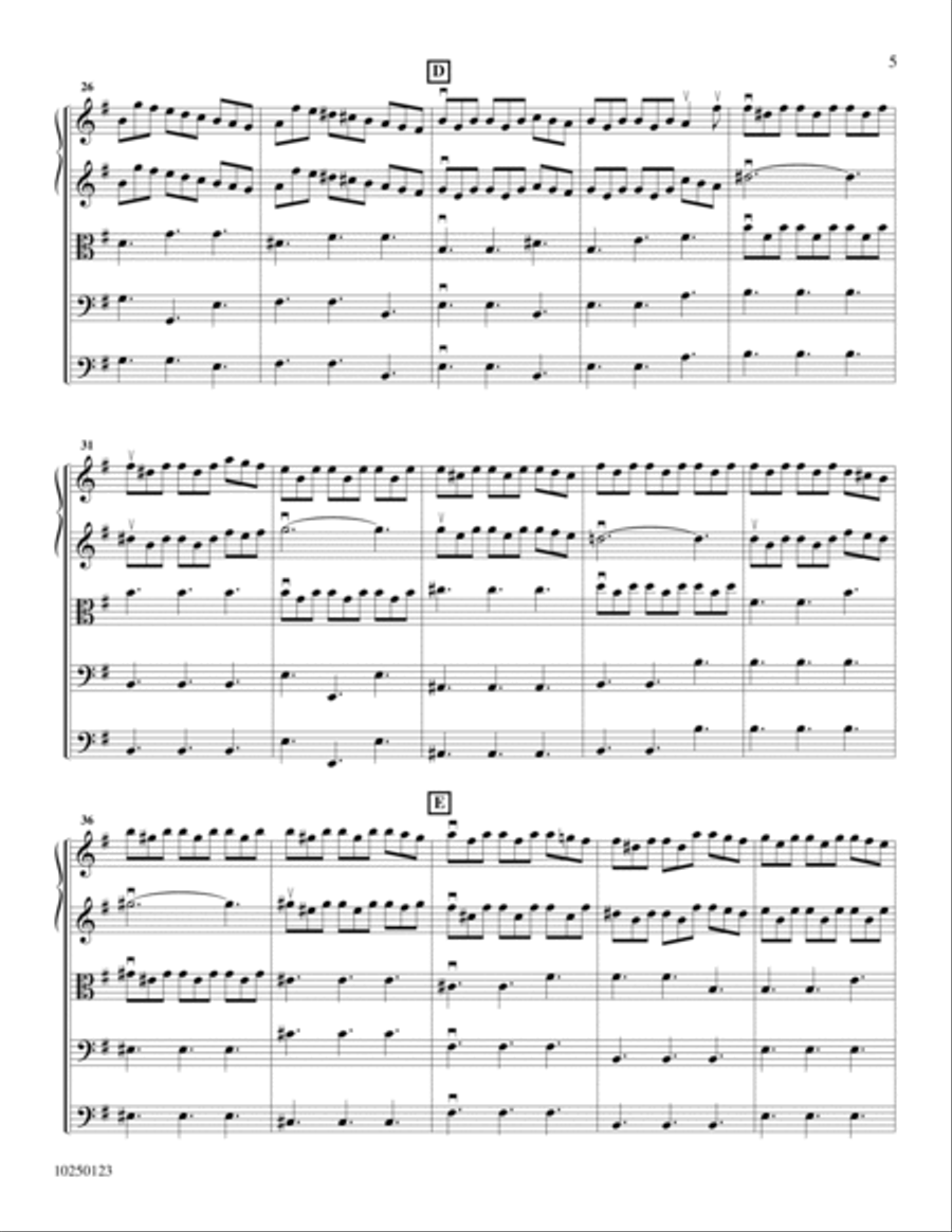 Concerto alla Rustica Op. 51 No. 4 Orchestra scores gallery preview page 4