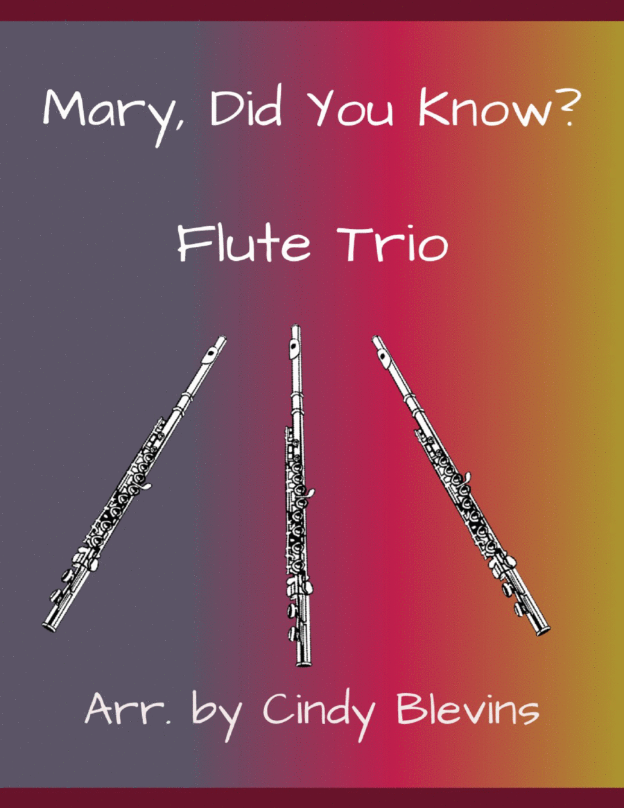 Mary, Did You Know? Flute Trio scores gallery preview page 1