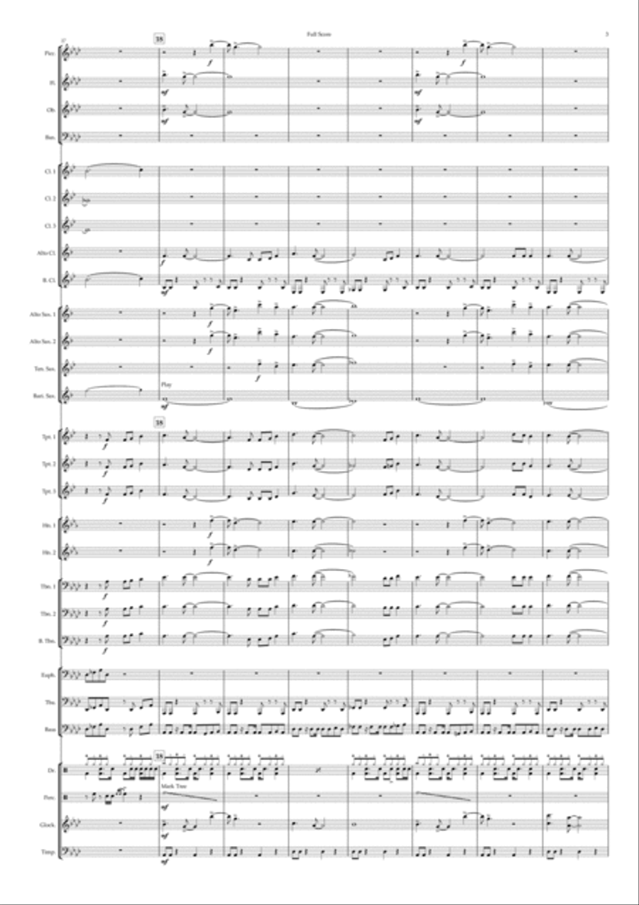 Step Back In Time Concert Band scores gallery preview page 3