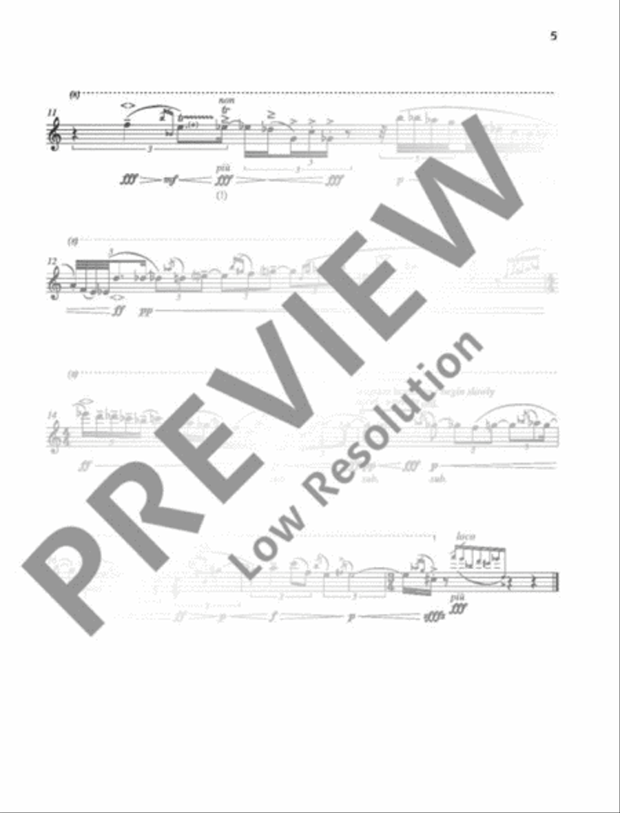 Petite Suite Flute scores gallery preview page 6