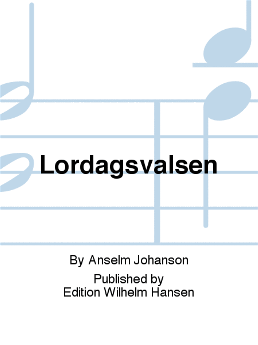 Lørdagsvalsen Choir scores gallery preview page 1