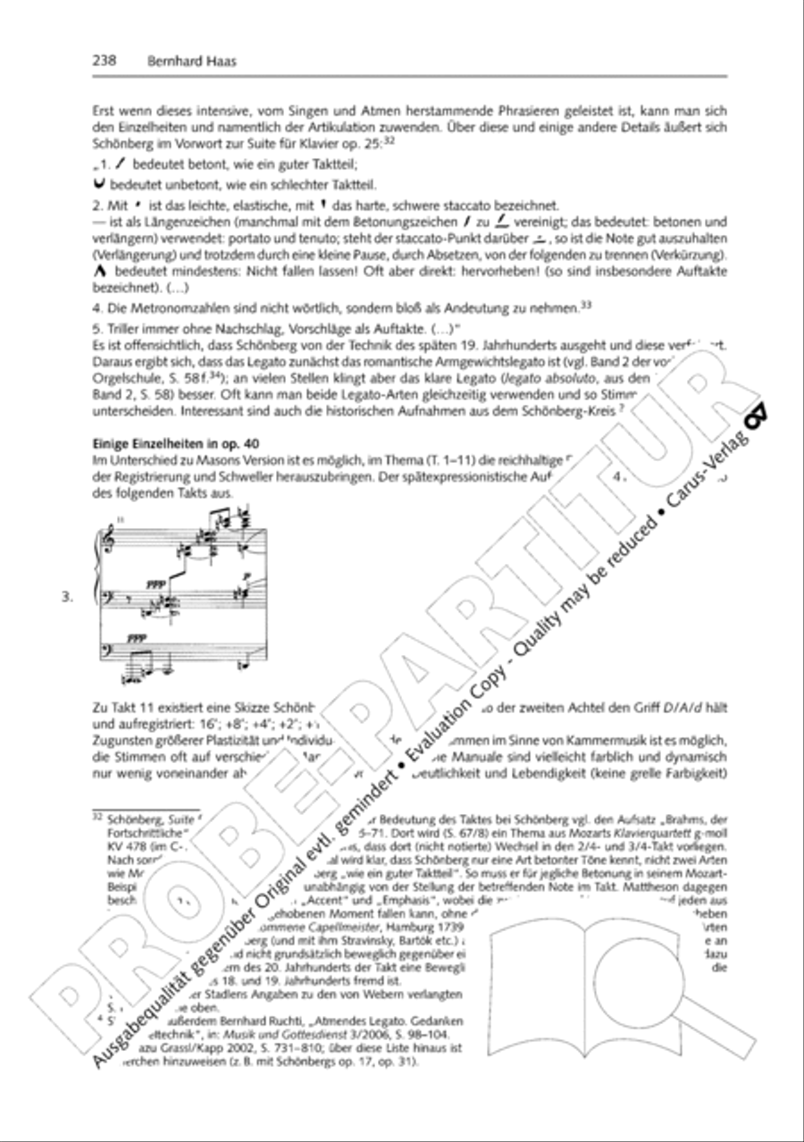 Orgelschule zur historischen Auffuhrungspraxis Organ Solo scores gallery preview page 239