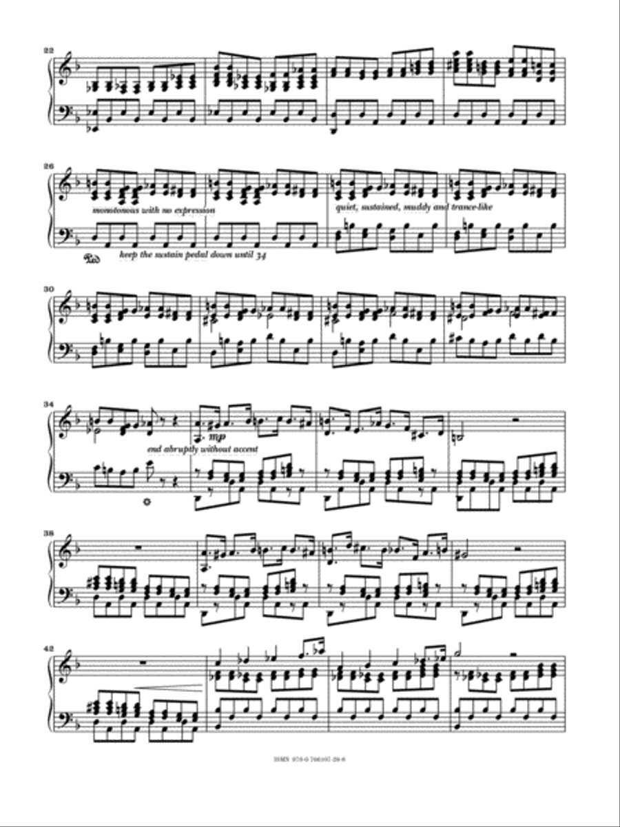 Ian Ring - Opus Arcana - 18 - Moon Piano Solo scores gallery preview page 4