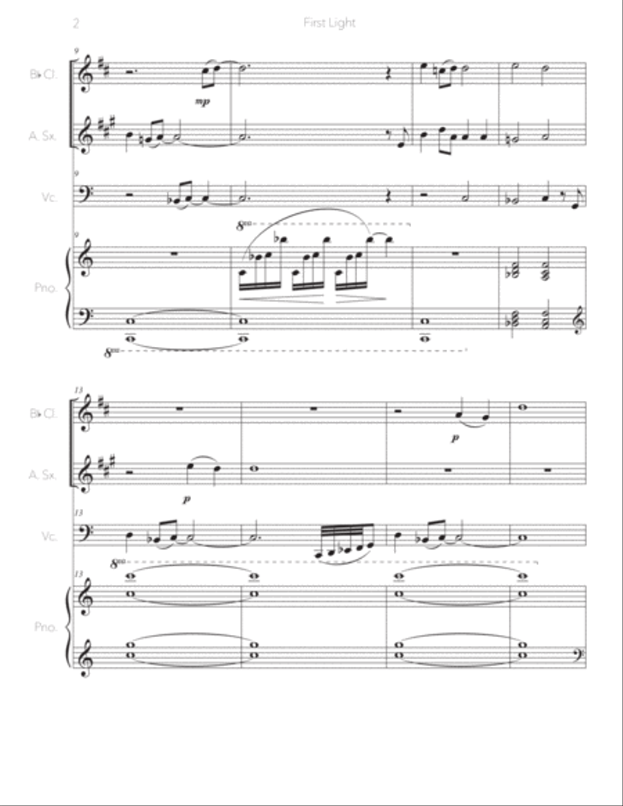 First Light Small Ensemble scores gallery preview page 2
