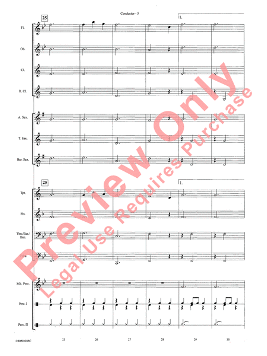 It's the Most Wonderful Time of the Year Concert Band scores gallery preview page 8