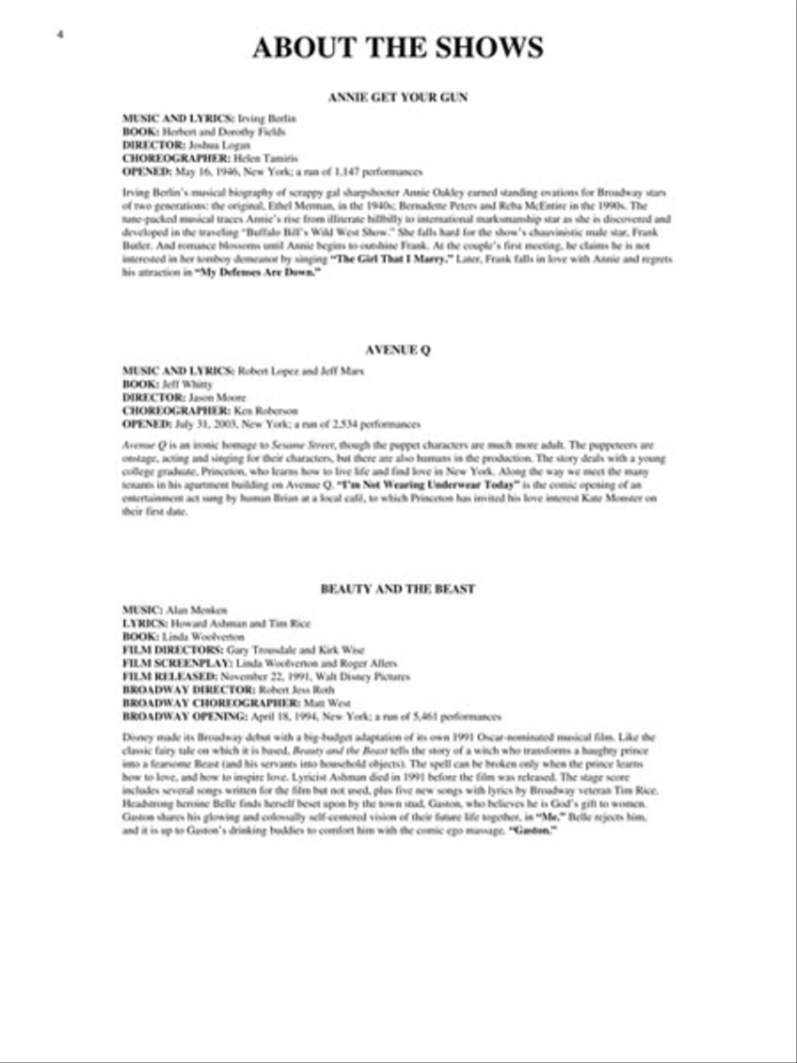 The Singer's Musical Theatre Anthology – Teen's Edition Baritone Voice scores gallery preview page 5
