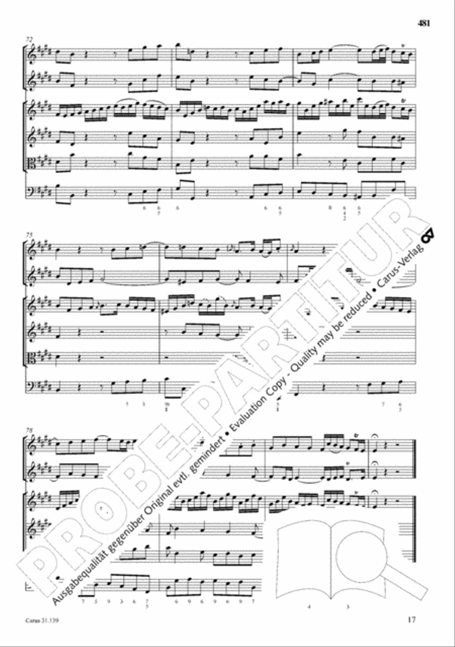 The Complete Sacred Vocal Works (Das geistliche Vokalwerk) Voice scores gallery preview page 482