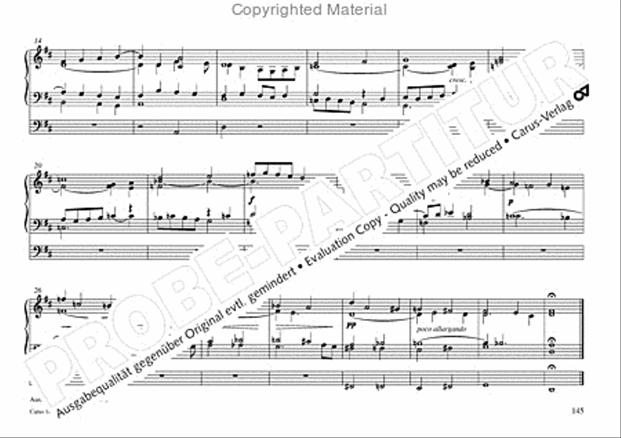Freiburger Orgelbuch: Stammteil Organ Solo scores gallery preview page 146