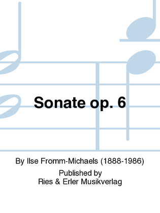 Sonate Op. 6