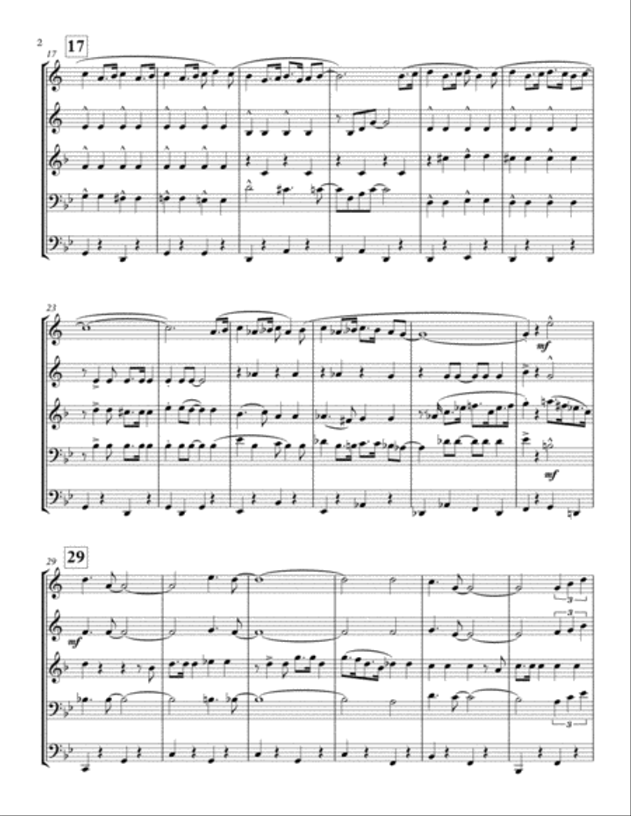 Volare Brass Ensemble scores gallery preview page 2