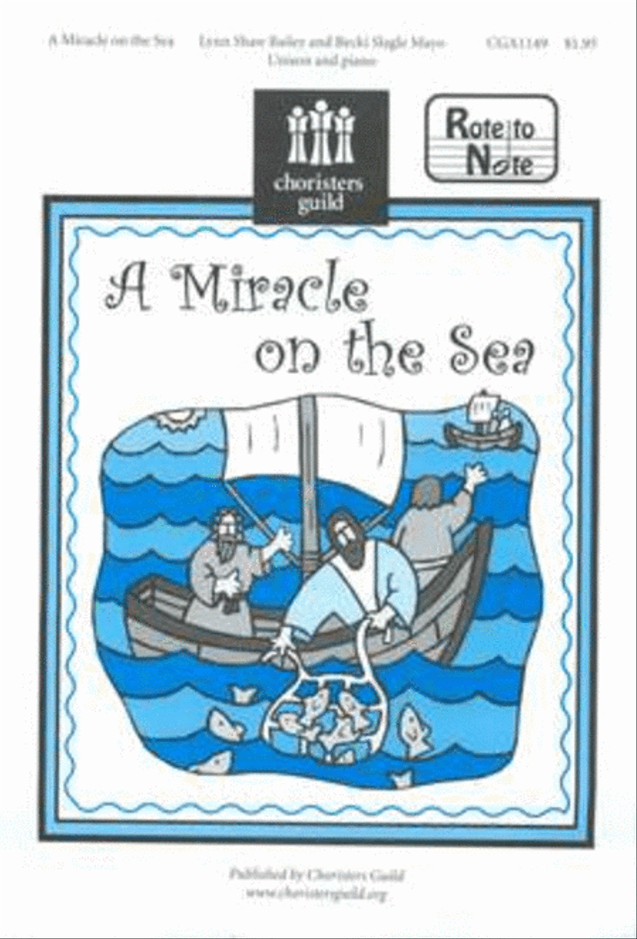A Miracle on the Sea Unison Choir scores gallery preview page 1