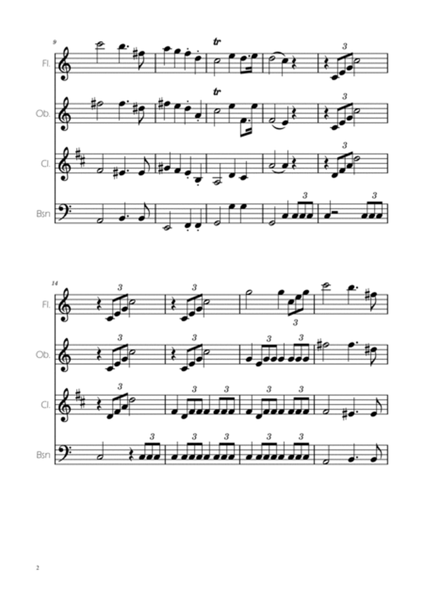 Wedding March - Woodwind quartet - F.Mendelssohn image number null