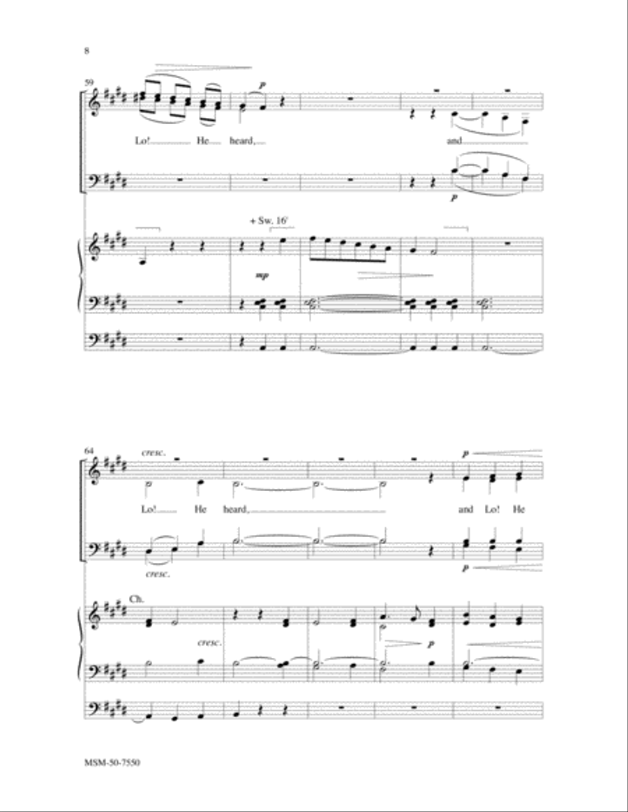 Patiently Have I Waited 4-Part scores gallery preview page 5