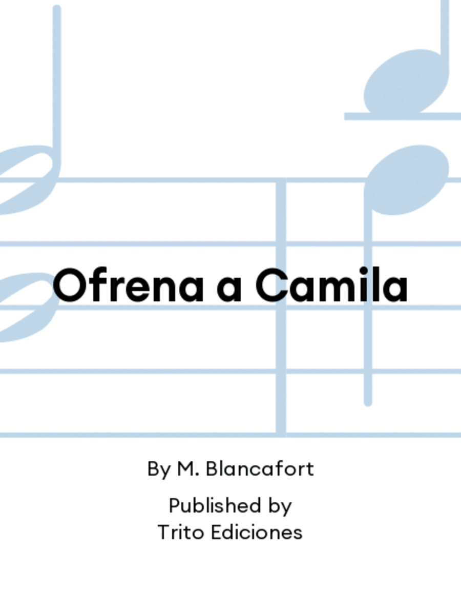 Ofrena a Camila Piano Solo scores gallery preview page 1