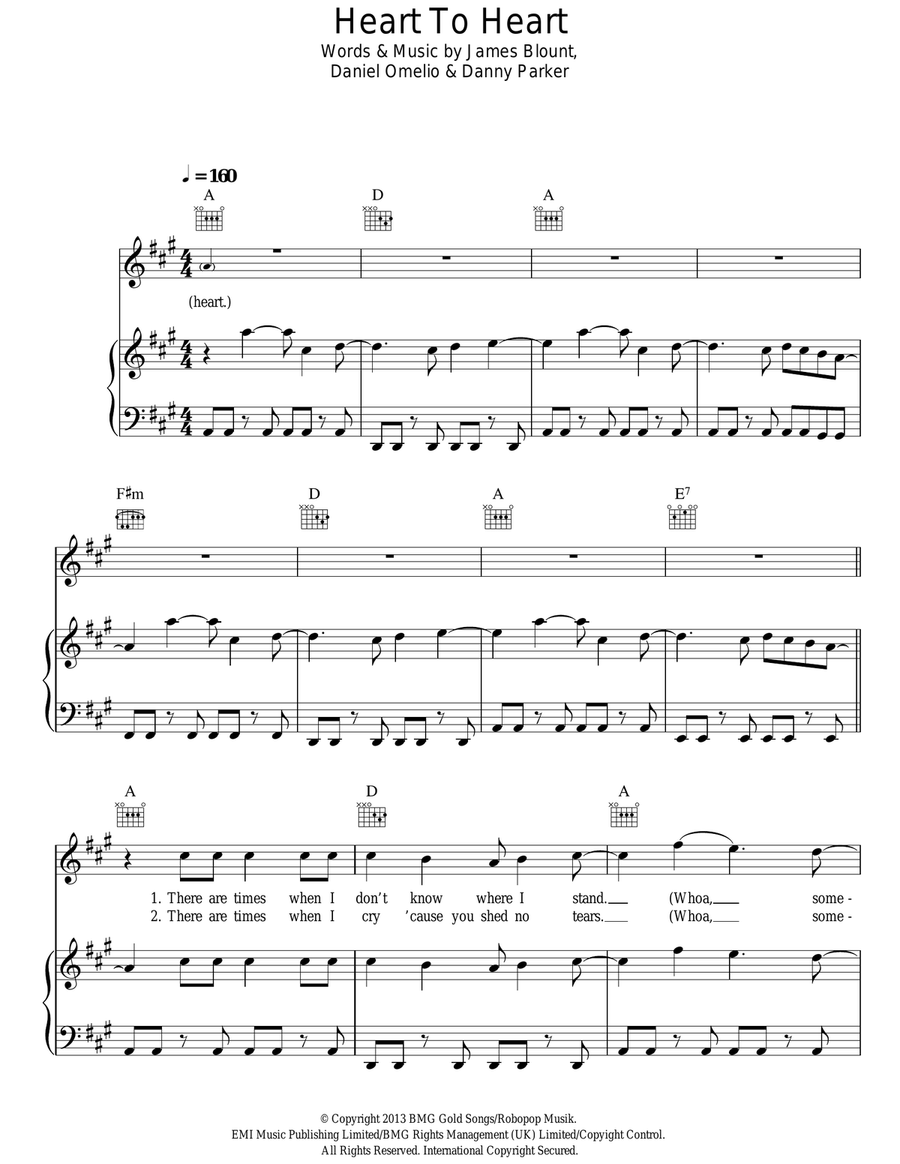 Heart To Heart Acoustic Guitar scores gallery preview page 1