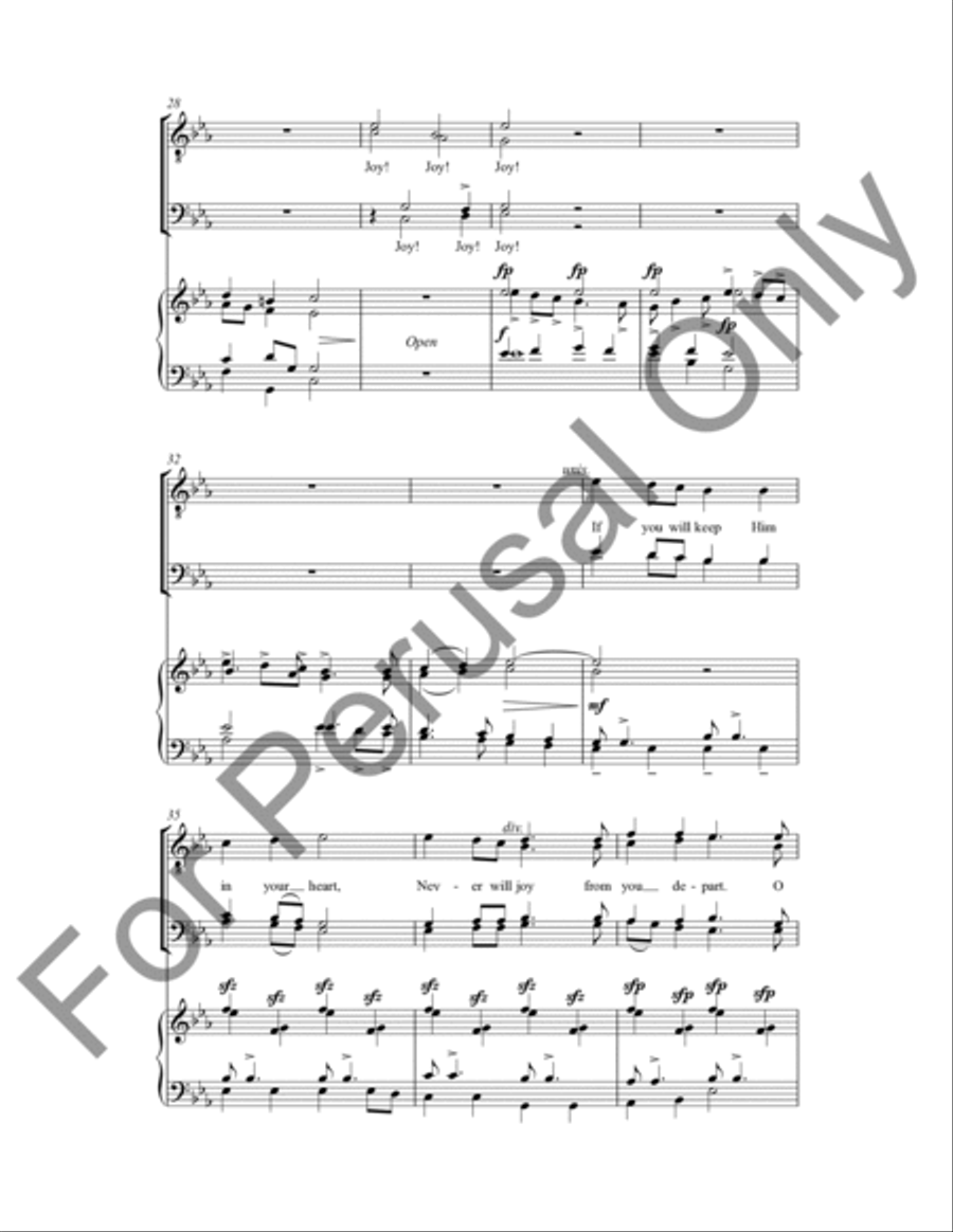 O Sing For Joy! (Choral Score) TTBB scores gallery preview page 5