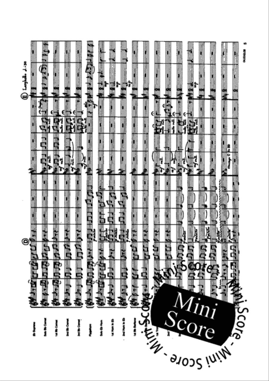 A Norwegian Christmas Overture Brass Band scores gallery preview page 9