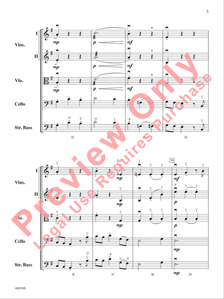 Masquerade String Orchestra scores gallery preview page 6