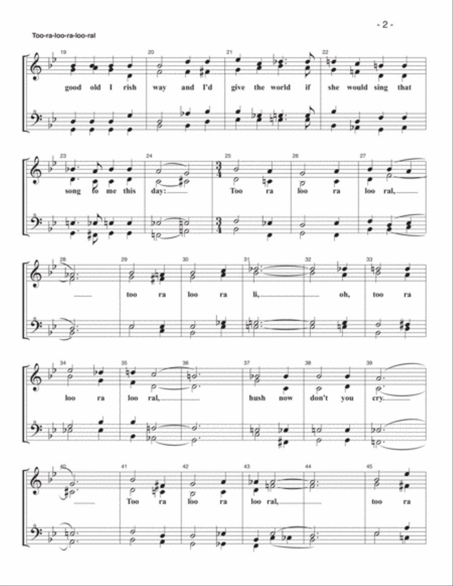 TOO-RA-LOO-RA-LOO-RA TTBB scores gallery preview page 2
