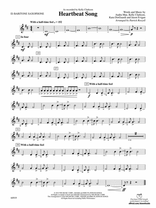 Heartbeat Song: E-flat Baritone Saxophone