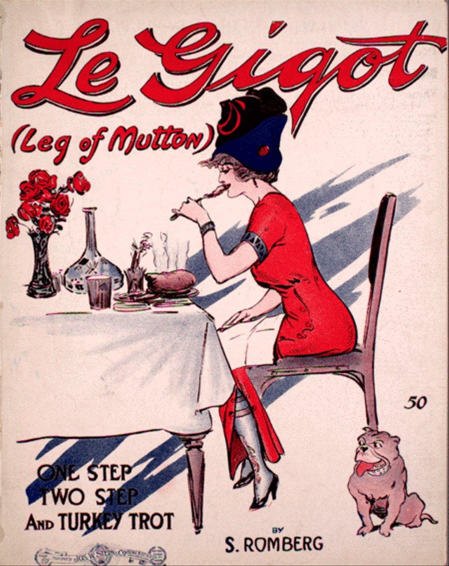 Le Gigot (Leg of Mutton). One Step, Two Step, and Turkey Trot Piano Solo scores gallery preview page 1
