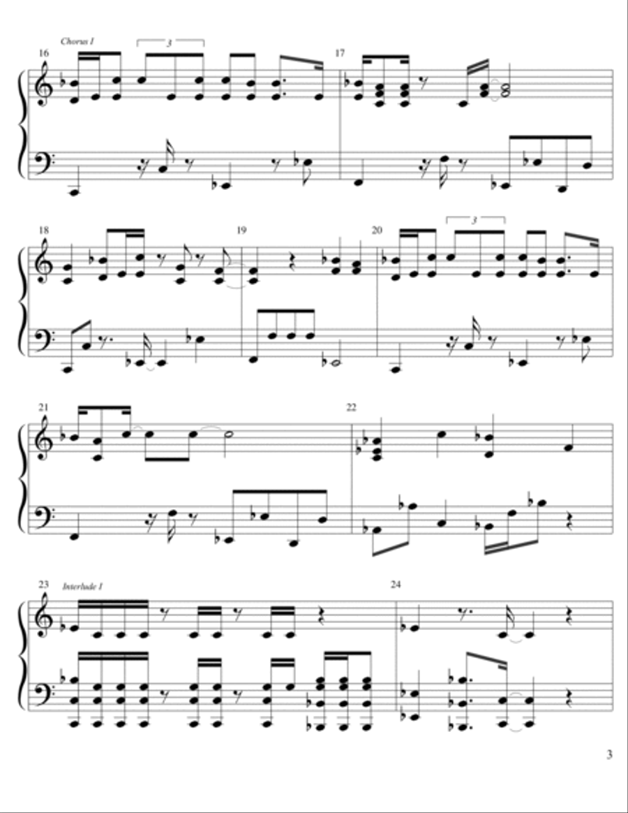 The Other Side Piano Solo scores gallery preview page 3