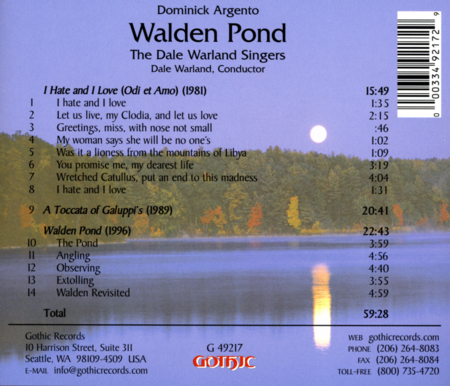 Walden Pond-Music By Dominick