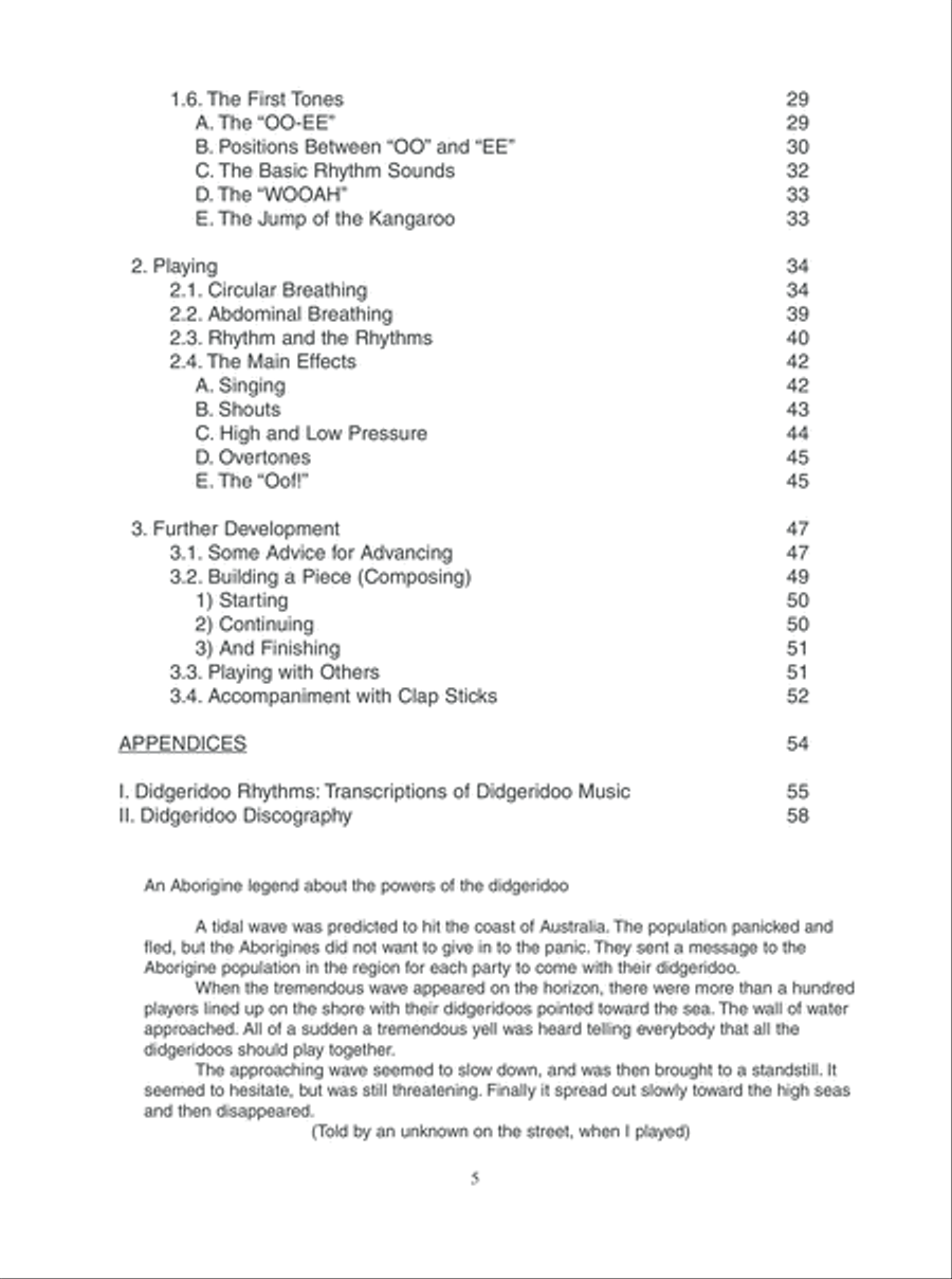 The Didgeridoo Book and Digital Audio scores gallery preview page 6
